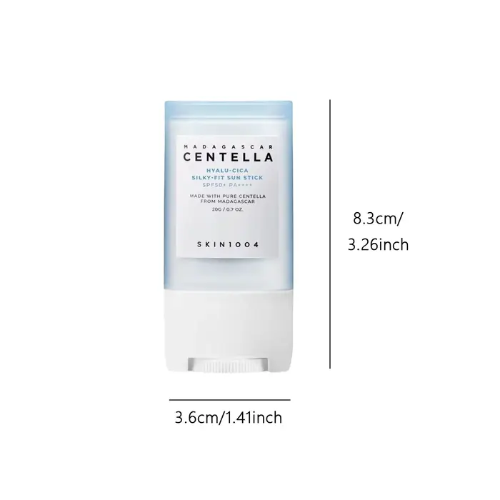 Stick solaire soyeux SKIN1004 Madagascar Centella Hyalu-Cica SPF50+ PA++++
