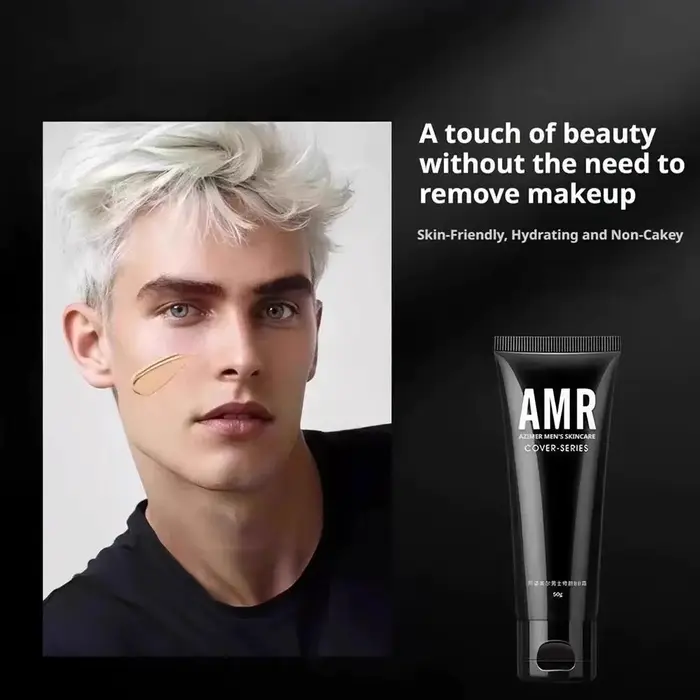 Crème rafraîchissante BB sans maquillage pour hommes AMR - Contrôle du sébum