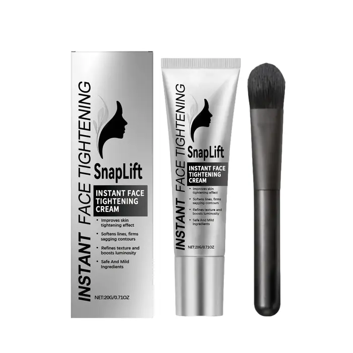 Crème raffermissante instantanée pour le visage : Réduit les rides et ridules, liftant et hydratant,