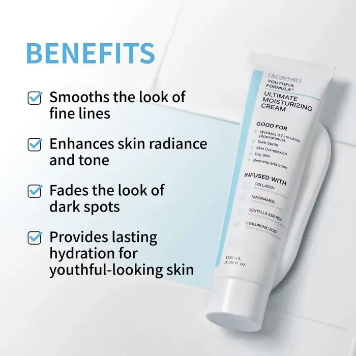 NIDA plante naturelle Texture rafraîchissante crème pour le visage à Absorption rapide fonctions multiples