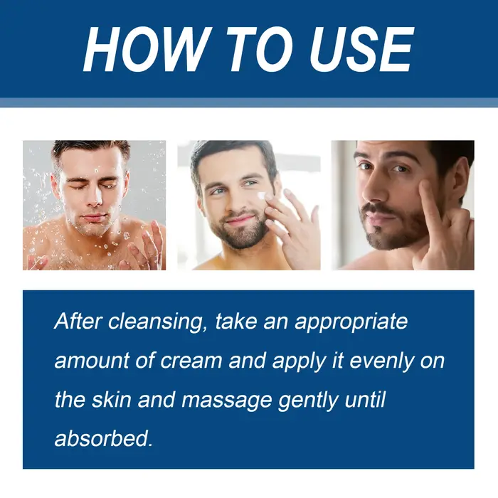 Crème pour le visage au rétinol pour hommes