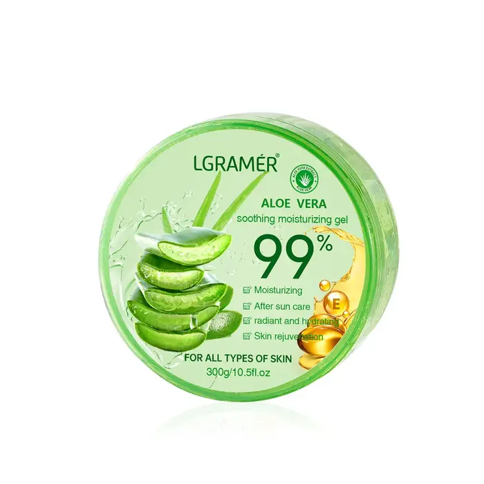 Gel hydratant à l'aloe Vera, crème rafraîchissante Non collante pour le visage, sans lavage, nourris