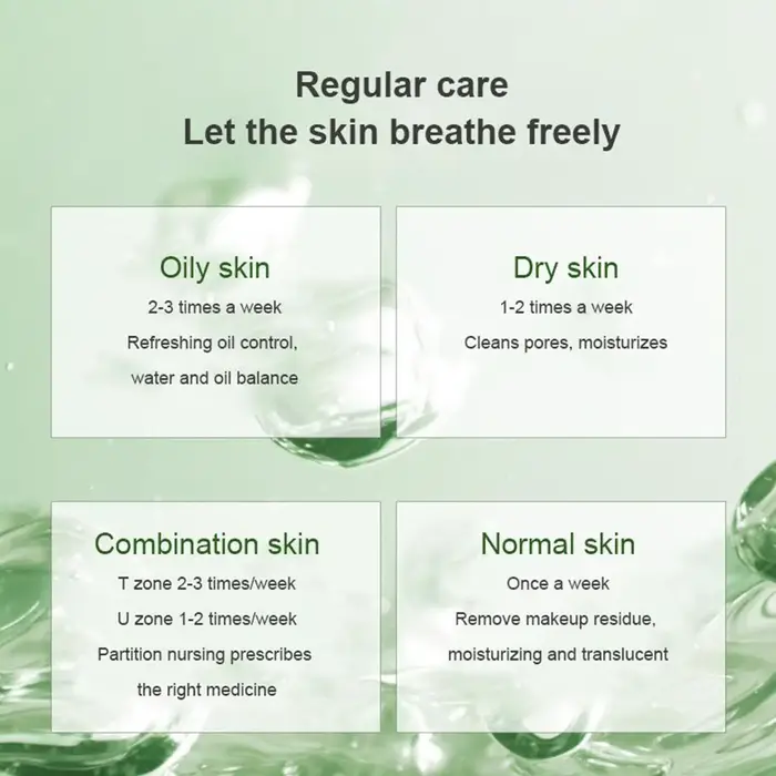 Masque nettoyant solide au thé vert