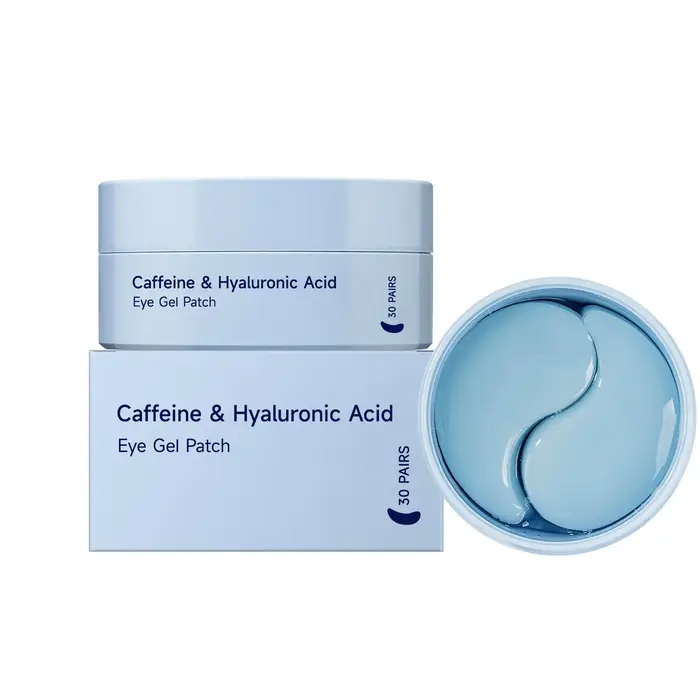Masque hydratant pour les yeux à la caféine, réduit les poches et les cernes, lisse les ridules, att