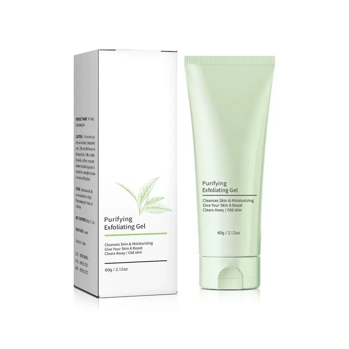 Gel exfoliant pour le visage tout-en-un - Élimine les points noirs, resserre les pores, hydrate et e