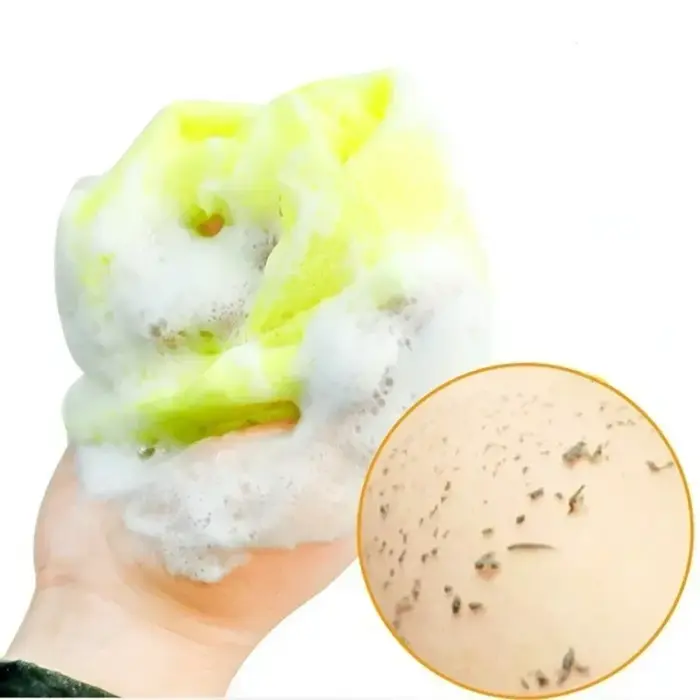 Lingette exfoliante pour la beauté de la peau