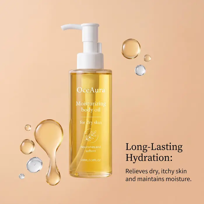Huile Corporelle Hydratante Peaux Sèches Absorption Rapide Nourrissante Naturelle Adoucissante Légère Soin Non Gras Éclat Hydratant