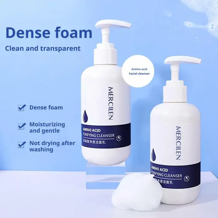 200G Mercilen 1/2PCS Nettoyant visage aux acides aminés