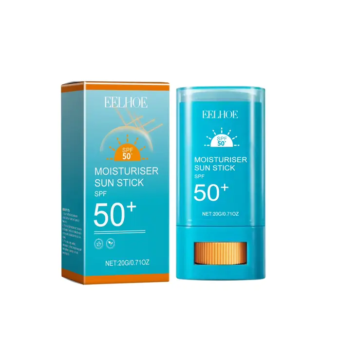 Stick solaire coréen SPF PA50++++ à large spectre, résistant à l'eau 80 min, portable pour la plage,
