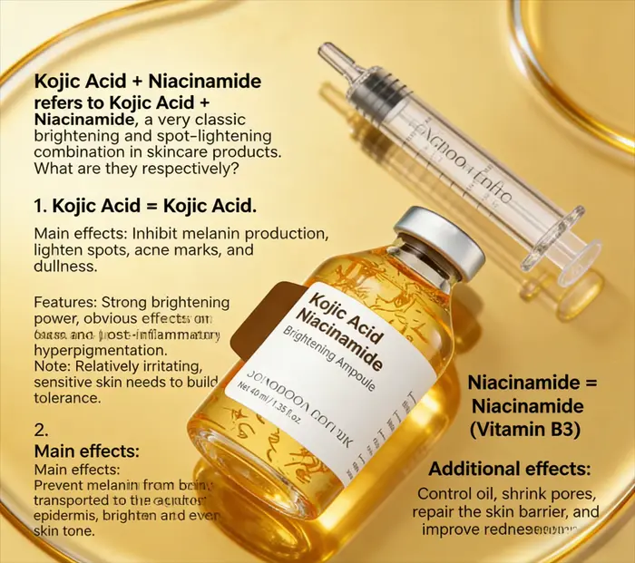 Sérum Éclaircissant à l'Acide Kojique et Niacinamide