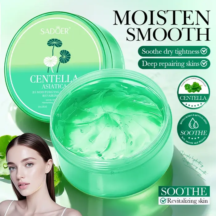 Crème gel hydratante pour le visage SADOER à la Centella asiatica