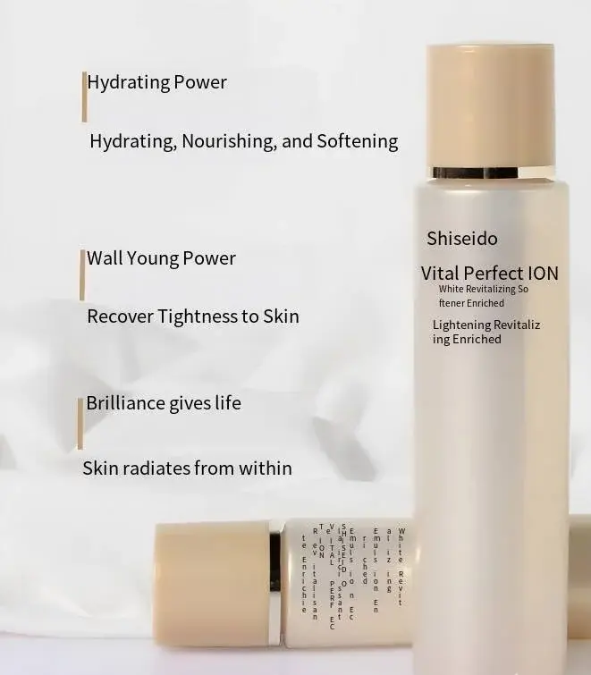 Shiseido Vital Perfection Lotion enrichi 75 ml + émulsion 30 ml ensemble de soins de la peau de voyage