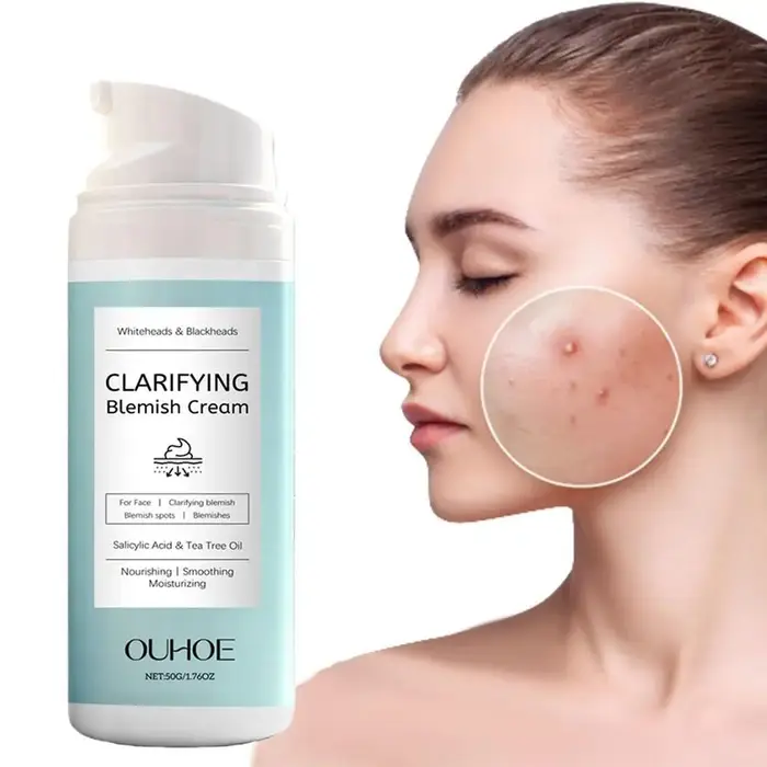 Crème pour le visage à l'acide salicylique
