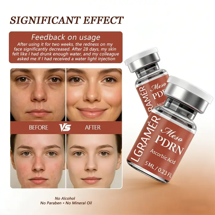 Sérum PDRN ADN de saumon pour l'éclat du visage