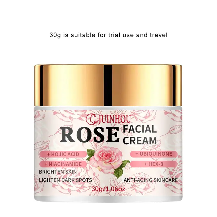 Crème Visage Éclaircissante et Hydratante JUINHOU pour Femmes à la Niacinamide et à l'Acide Kojique 
