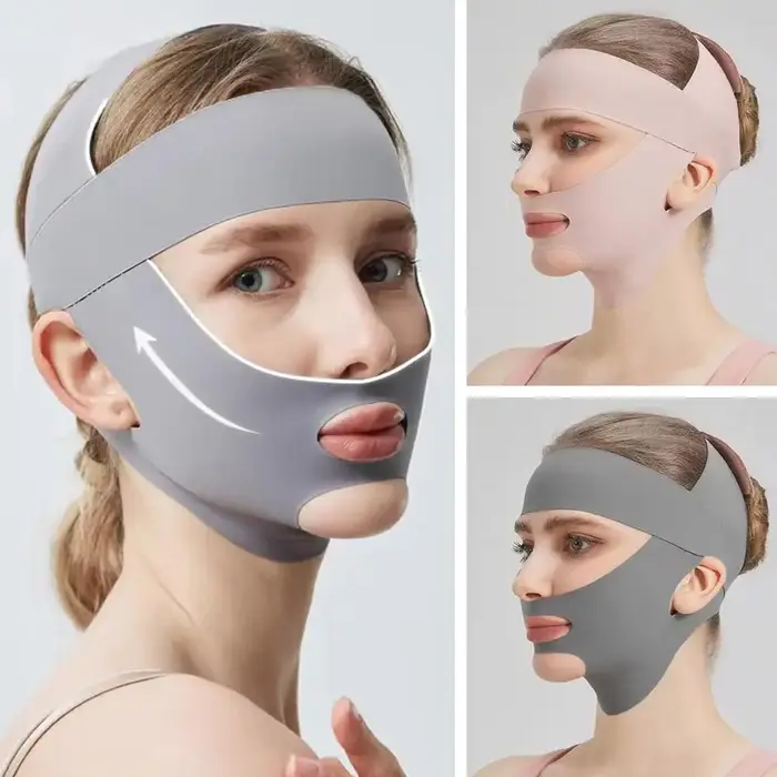 Masque de sommeil sculptant le visage