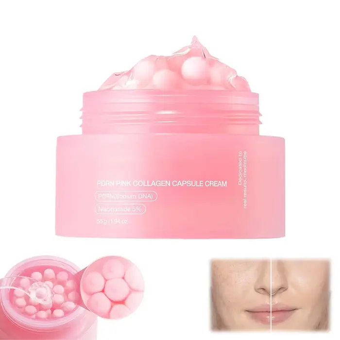 Crème de capsules de collagène rose 5% Niacinamide