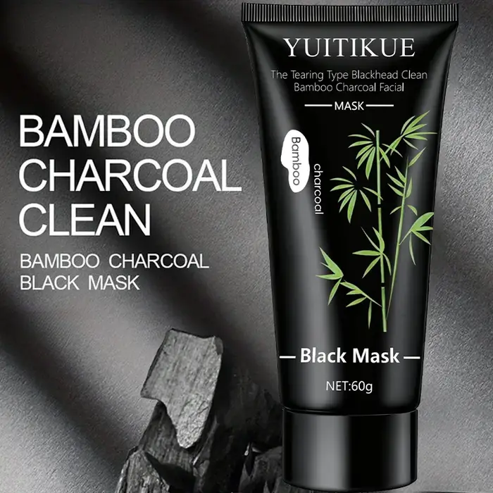 Masque nettoyant au charbon de bambou pour points noirs