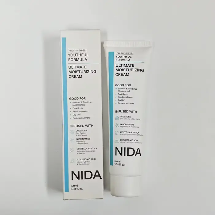 NIDA plante naturelle Texture rafraîchissante crème pour le visage à Absorption rapide fonctions multiples
