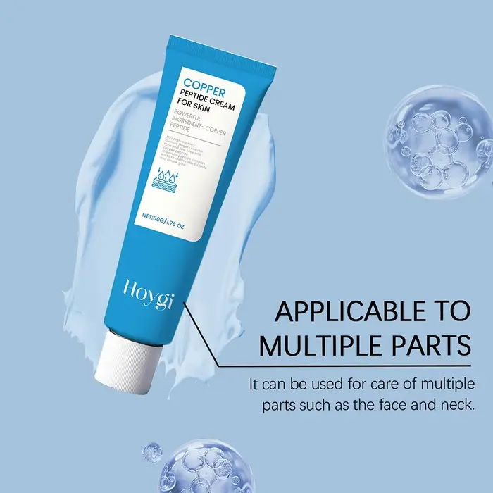 Crème peptidique de cuivre pour le visage