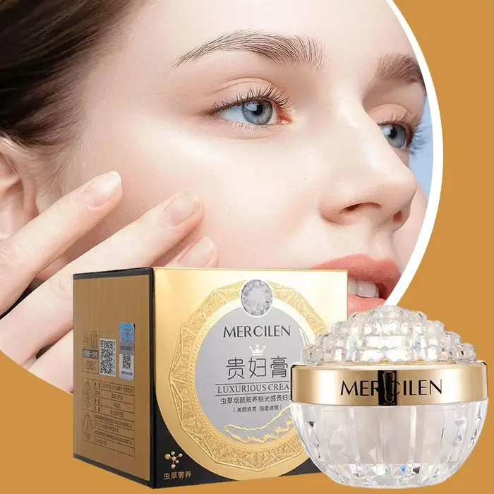 Crème faciale luxueuse au Cordyceps