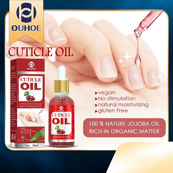 Sérum Réparateur pour Ongles et Cuticules 30ml – Hydratant Naturel, Huile Revitalisante Nourrissante