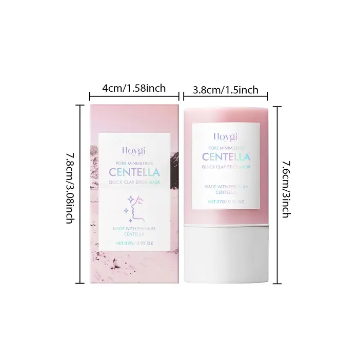 Masque en stick à l'argile de Centella pour minimiser les pores, masque en boue purifiante et nettoy