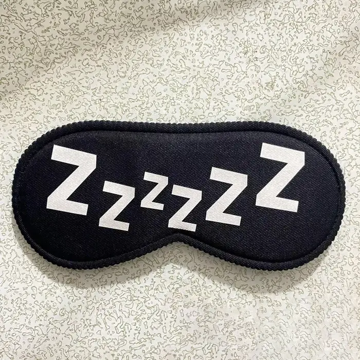 Masque de sommeil mignon à motif de dessin animé, masque occultant pour les yeux, confort oculaire, 