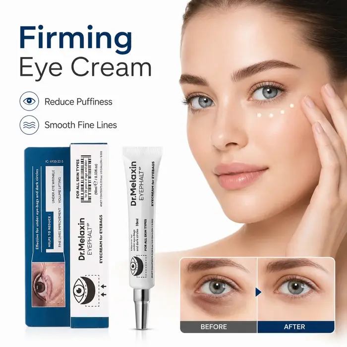 Crème réparatrice pour les yeux Dr.Melaxin 10ml, hydratant à absorption rapide pour les yeux secs, les ridules, les poches et les peaux fatiguées
