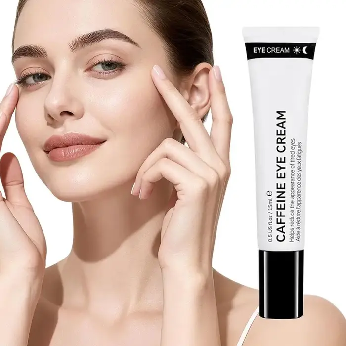 La crème pour les yeux à la caféine peut soulager la fatigue des yeux et de la peau, améliorer les cernes et les poches, convient à tous les types de peau.