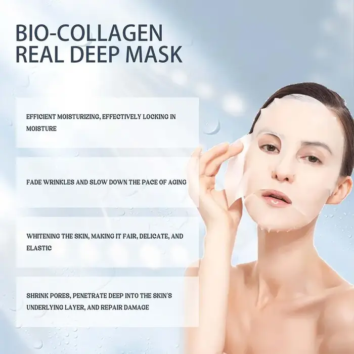 Bio collagène véritable masque profond rétrécit les Pores hydratant en profondeur