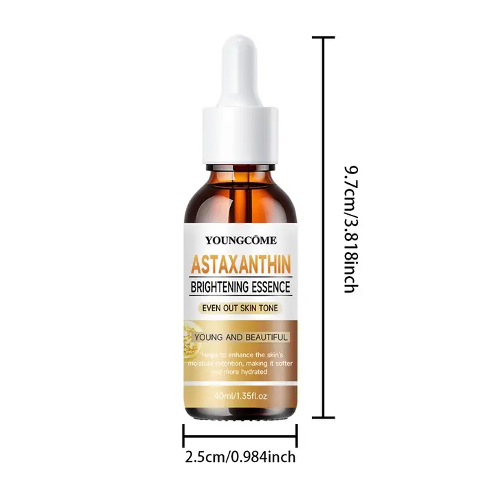 YOUNGCOME Astaxanthine raffermissant et hydratant Essence Anti-âge lisse les rides hydrate éclaircit resserre les soins de la peau