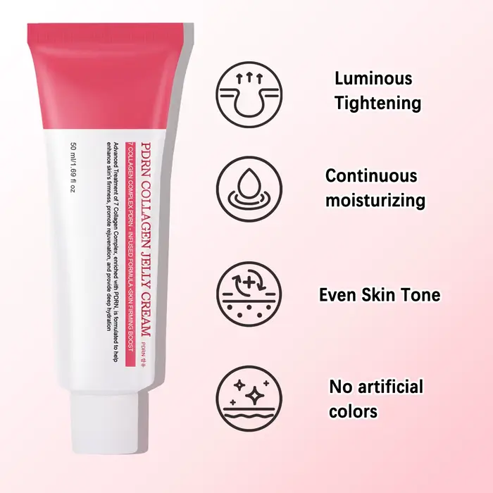 Crème hydratante pour le visage au collagène