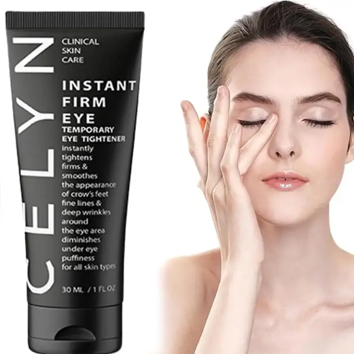 Crème raffermissante instantanée pour les yeux