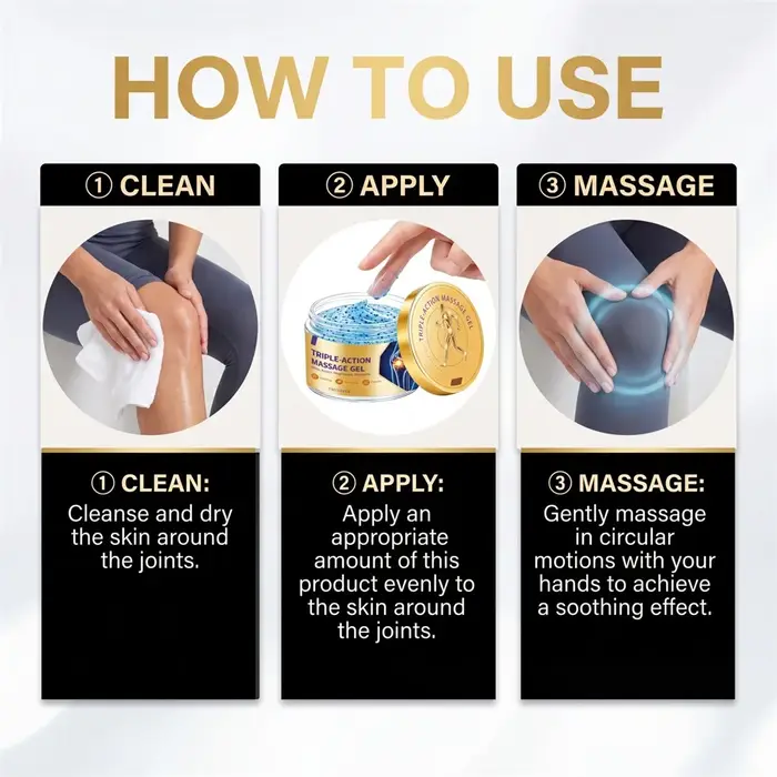 Gel de massage apaisant à base d'eau, hydrate et nourrit la peau en profondeur, non gras et facile à nettoyer, pour une routine quotidienne d'hydratation de la peau.