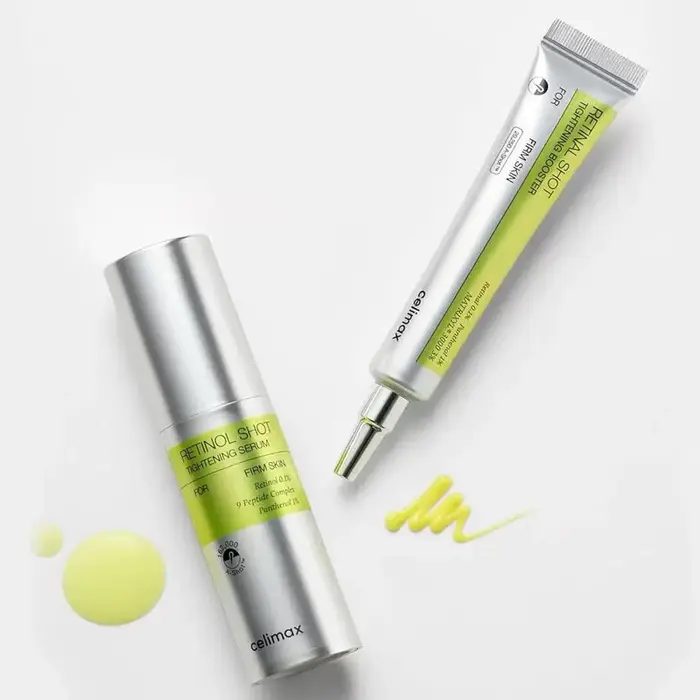 Crème Visage et Contour des Yeux Anti-rides et Éclaircissante Celimax Corée à la Vitamine A – Produits de Soin Beauté Haut de Gamme