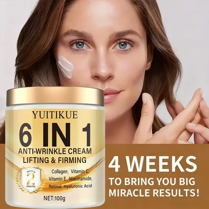 YUITIKUE Crème liftante 2 Min 100g - Anti-rides 6 en 1
