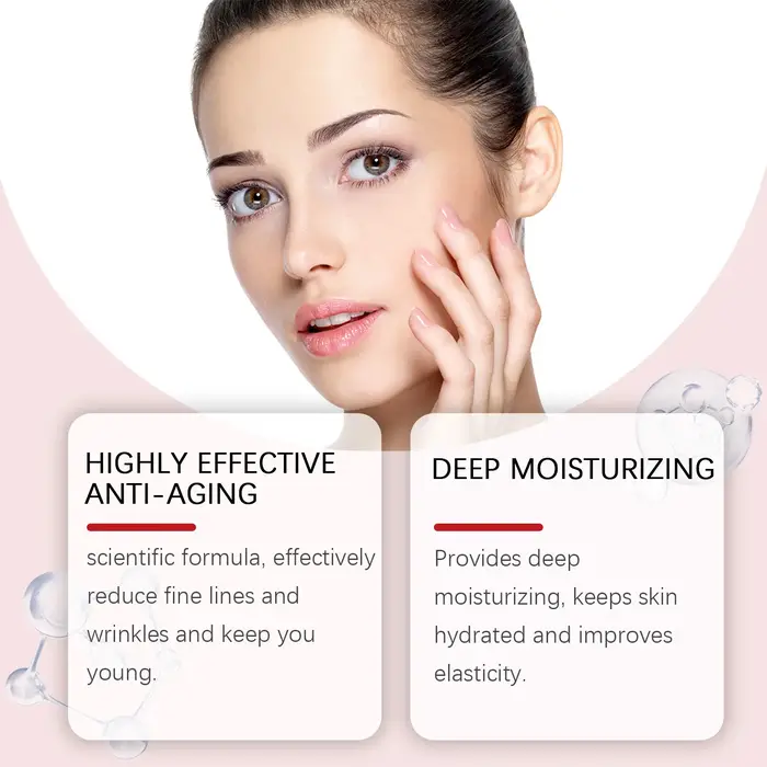 Crème hydratante au rétinol pour le visage