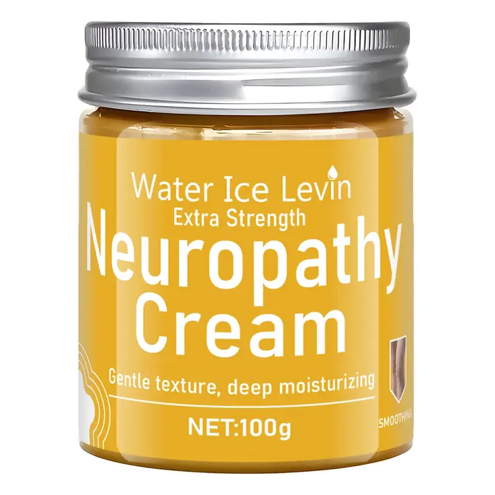 Crème de neuropathie extra résistante Water Ice Levin. Hydratant profond et doux pour les personnes âgées