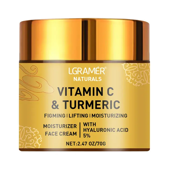 Crème pour le visage à la vitamine C au curcuma