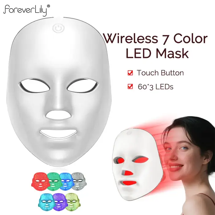 Masque LED sans fil 7 couleurs