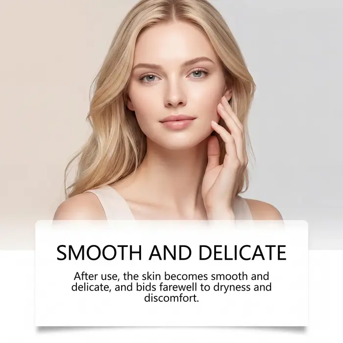 Crème dépilatoire à l'huile de coco pour le visage