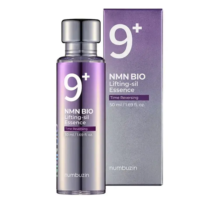 Ensemble de soins de la peau coréen Numbuzin NO.9 NAD+ BIO - Masque liftant-sil
