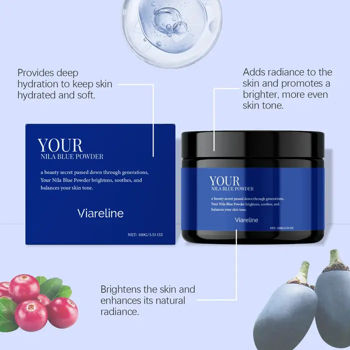 Masque facial hydratant en poudre