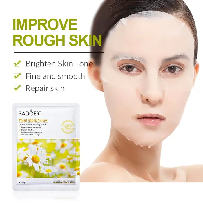 8 pièces SADOER Fruits masque Facial beauté masques de soin du visage hydratant raffermissant