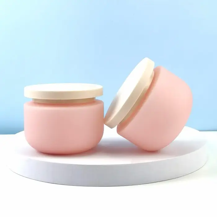 Pot de crème rose rechargeable de 250g