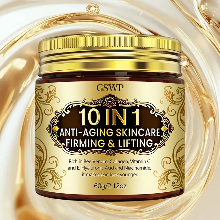 GSWP Crème visage anti-âge 10-en-1, hydratation intense, un cadeau parfait pour maman. Arrêtez de pa