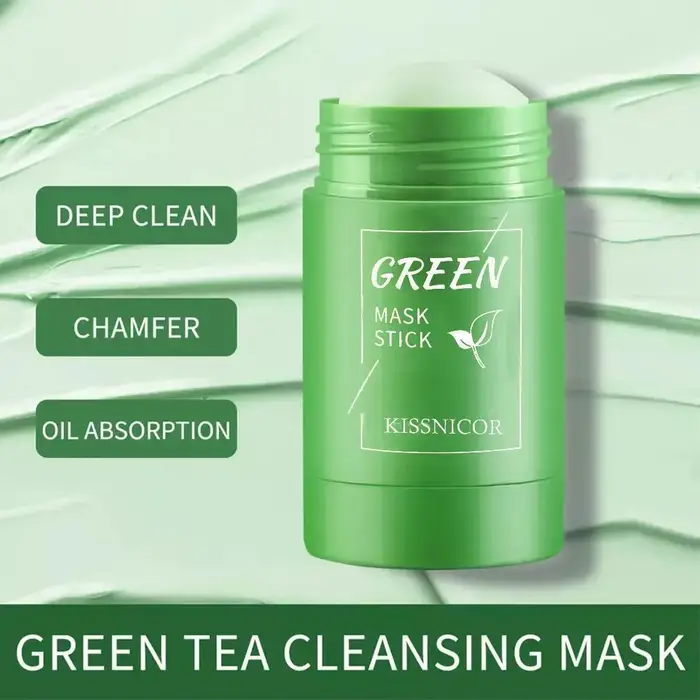 Masque solide au thé vert pour éliminer les points noirs