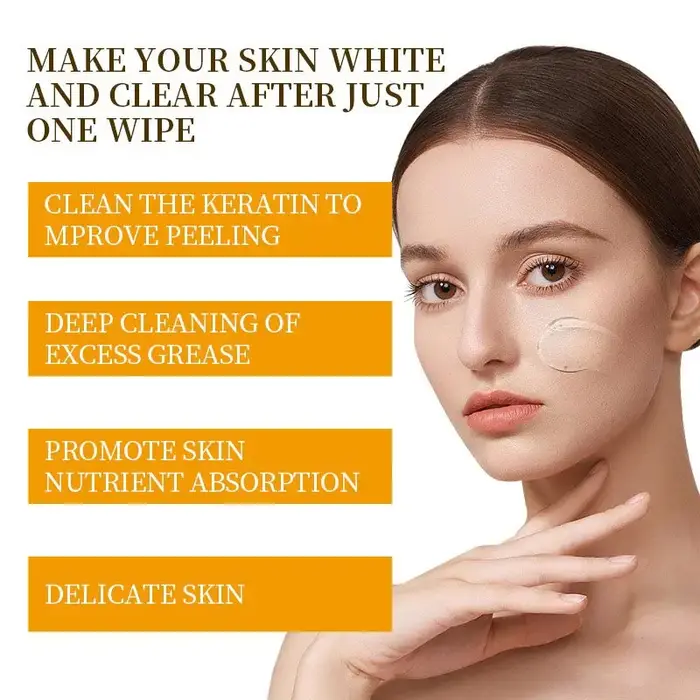 Gel exfoliant enzymes d'orange