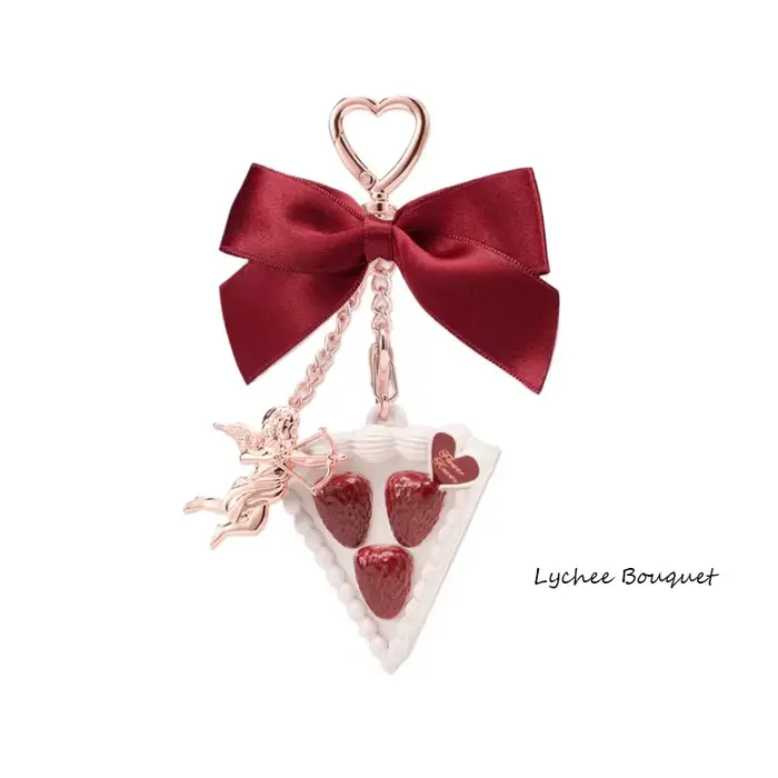 Flower Knows – Collection de cupidon aux fraises, parfum solide, pendentif, pratique en déplacement